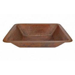 Premier Copper Bathroom Sink - 5" H - LREC19DB