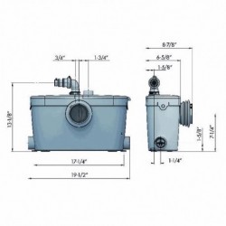 Saniflo Saniaccess 3 Macerating Pump only