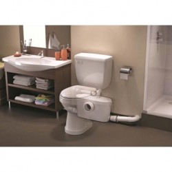 Saniflo Toilet with Saniaccess 3 Macerating Pump