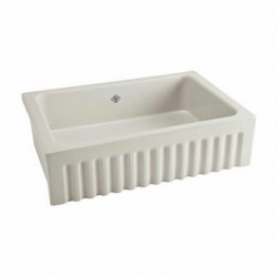 Rohl Fluted Fireclay Apron Kitchen Sink RC3223