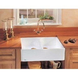 Manor House Double Fireclay Sink MHK720-31