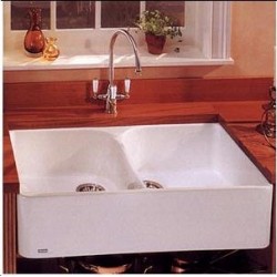 Manor House Double Fireclay Sink MHK720-35