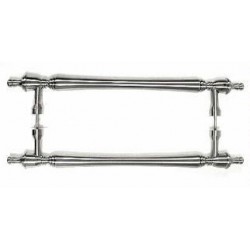 Back to Back Passage Brass Door Pull M819-12 Pair