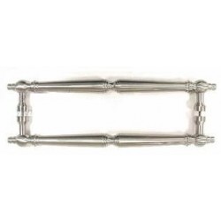 Back to Back Passage Brass Door Pull M730-12 Pair