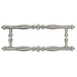 Back to Back Brass Door Pull M808-12 Pair