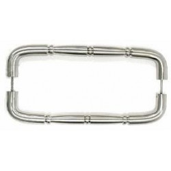 Back to Back Passage Brass Door Pull M716-12 Pair