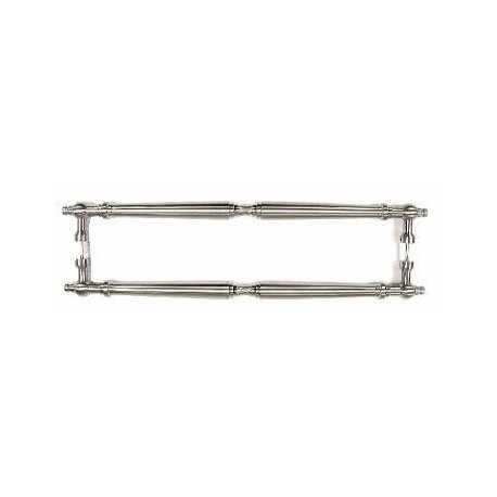 Back to Back Passage Brass Door Pull  M728-18Pair