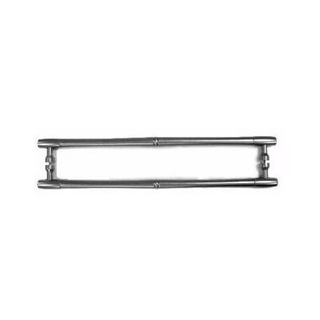 Back to Back Passage Brass Door Pull M723-18 Pair