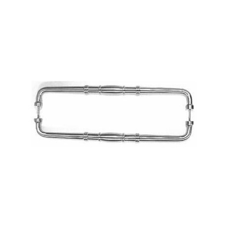 Back to Back Passage Brass Door Pull M839-18 Pair