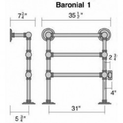 Baronial 1 Towel Warmer