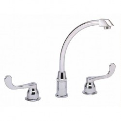 Hi-Arc Two Handle Faucet with Restricted Swing Spout LKD2439BH