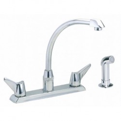 Hi-Arc Two-Handle Kitchen Faucet with Spray LKD2443