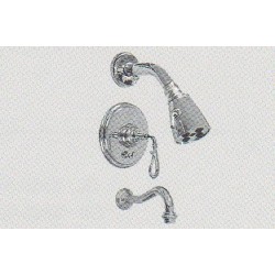 Series 350 Bordeaux Pressure Balance Tub and Shower Set - 1.356468