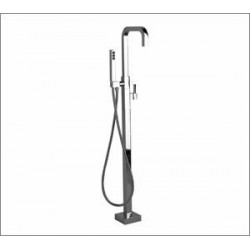 Xsquare floormount tub filler with handshower X7685