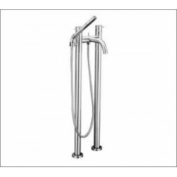 Volare floormount two columns tub filler with handshower 61086