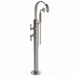 R-10 Floor Mount Tub Filler with Hand Shower 3GRTQ