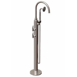 LaSalle Floor Mount Tub Filler with Hand Shower 3GLAL