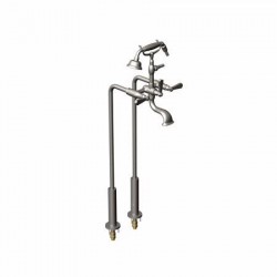 Hexis Floor Mount Tub Filler with Hand Held Shower 3FHXL