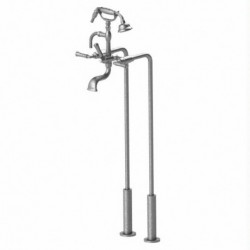 Raven Floor Mount Tub Filler with Hand Held Shower 3FRVC