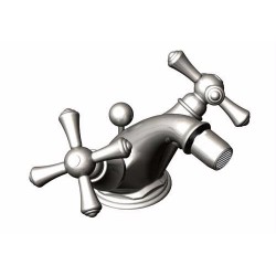 Flemish Single Hole Dual Handle Bidet Set 6AFMC