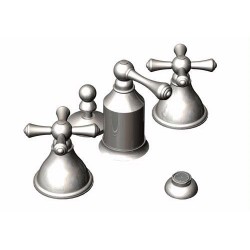 Flemish Bidet Set with Spray and Diverter 6CFMC