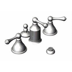 Flemish Bidet Set with Spray and Diverter 6CFML