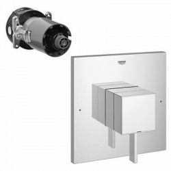 GrohFlex Cosmo Square Single Function Pressure Balance Trim with Control Module 19 924 000