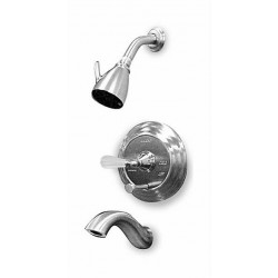 Colisee Crystal Balance Pressure Unit with Trim, Diverter, 90-502 S/H and Spout 88-387