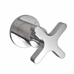 Lefroy Brooks, Kafka (2010) Cross Handle Two-Way Wall Diverter Trim Only K1-1010-CP