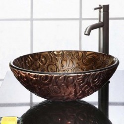 Ryvyr Reflex Metallic Brown Copper Vine Vessel RVE165MBV