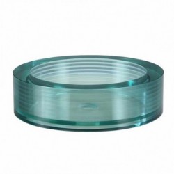 Ryvyr Segment Tempered Round Glass Vessel GV105RRD