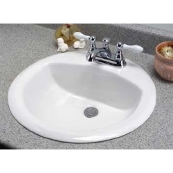 Round Drop-in Wash Basin