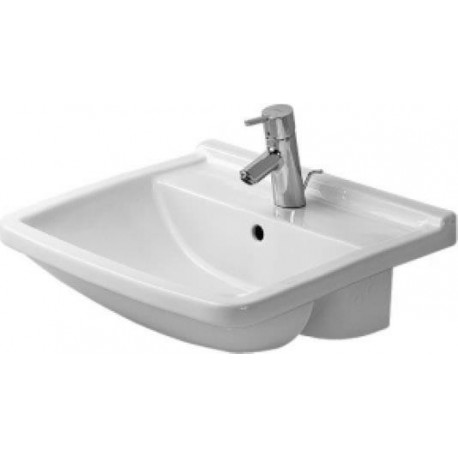 Starck 3 Semi Recessed Washbasin 21 5/8" 031055