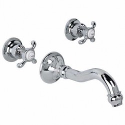 Lefroy Brooks, La Chapelle, Bath Three-Hole Wall Mounted FH-1290