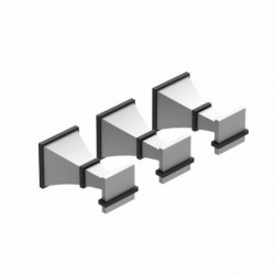MQ Three Valve Tub Filler with Diverter 2AMQL
