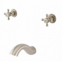 Colisee Wall Tub Set Hot/Cold Ceramic Tabs 87-300
