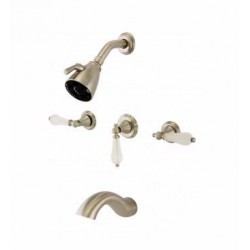 Colisee Crystal Wall Tub/Shower Set with 90-502 S/H 88-301