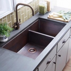 Native Trails Cocina Duet Pro Undermount Kitchen Sink CPS277/CPS577