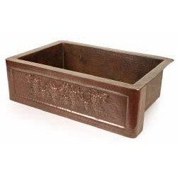 Tuscan Grape Farmhouse Large Sink