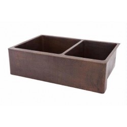 Premier Copper Kitchen Sink 33" W x 22" L x 9" H - KA60DB33229