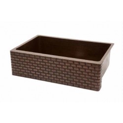 Premier Copper  Kitchen Sink  33" W x 22" L x 9" H - KASDB33229B