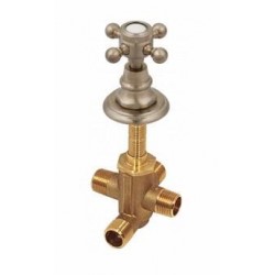 Victorian 3-Way 3/4" Wall Wall Diverter 20-383-20