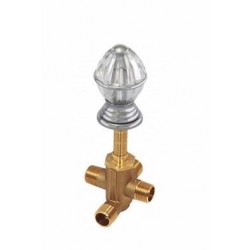 Mandoline Crystal 2-Way 3/4" Wall Diverter 24-382