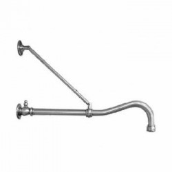 Concealed Nottingham French Curved Shower Arm 10FC