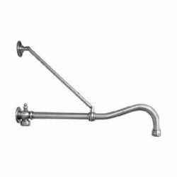 Exposed Nottingham French Curved Shower Arm 10FE