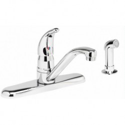 Single Lever Kitchen Faucet With Spray LK1001CR
