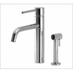 Salt spray single lever faucet with swivel spout and side spray 1102S