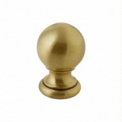 1 1/4" Large Brass Round Knob - 678.125