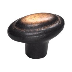 Cast Bronze Mountain Oval Knob 782