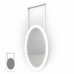 Elite 27" x 40" Steel Frame Lighted Mirror ELI58-2740